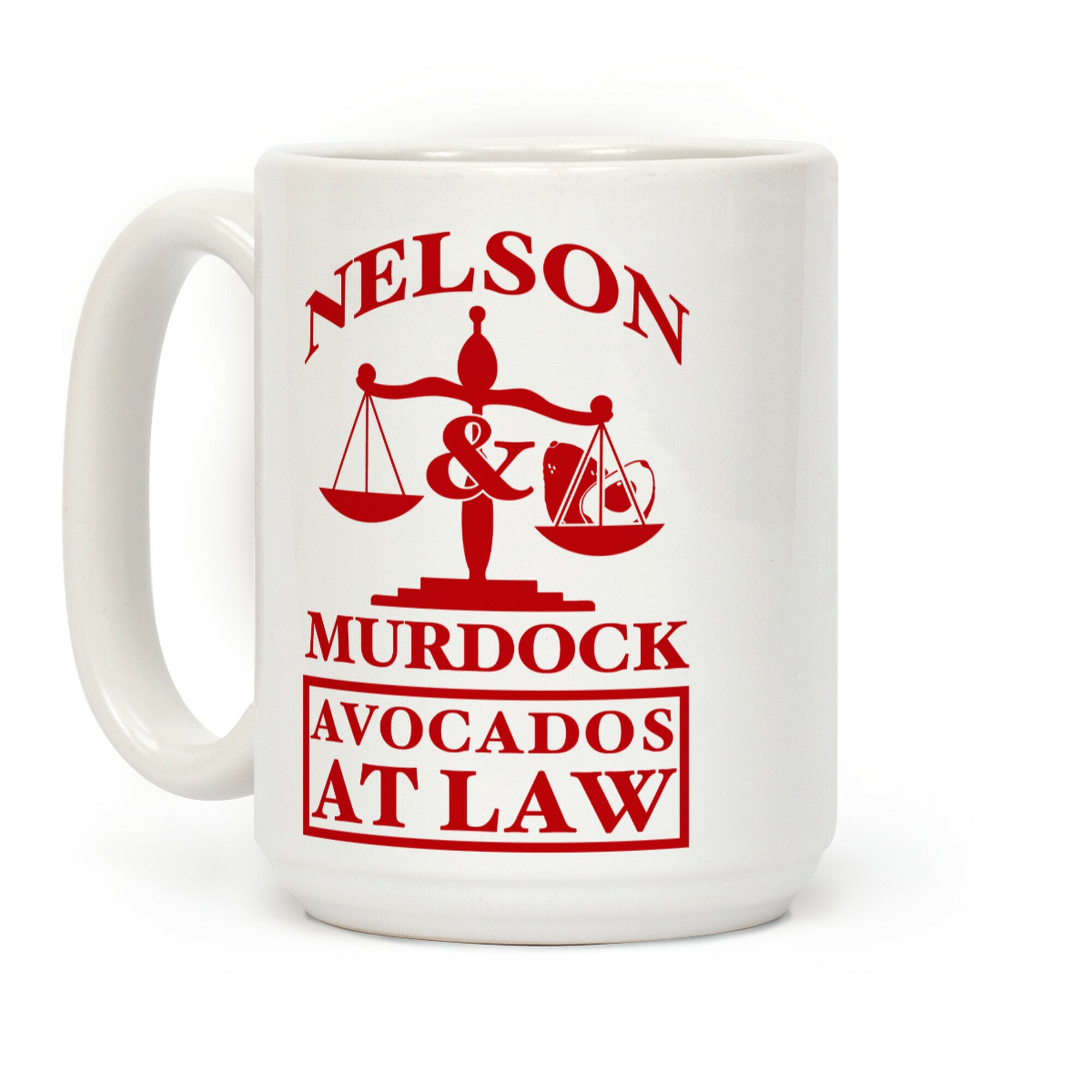 Nelson & Murdock Avocados At Law Coffee Mug